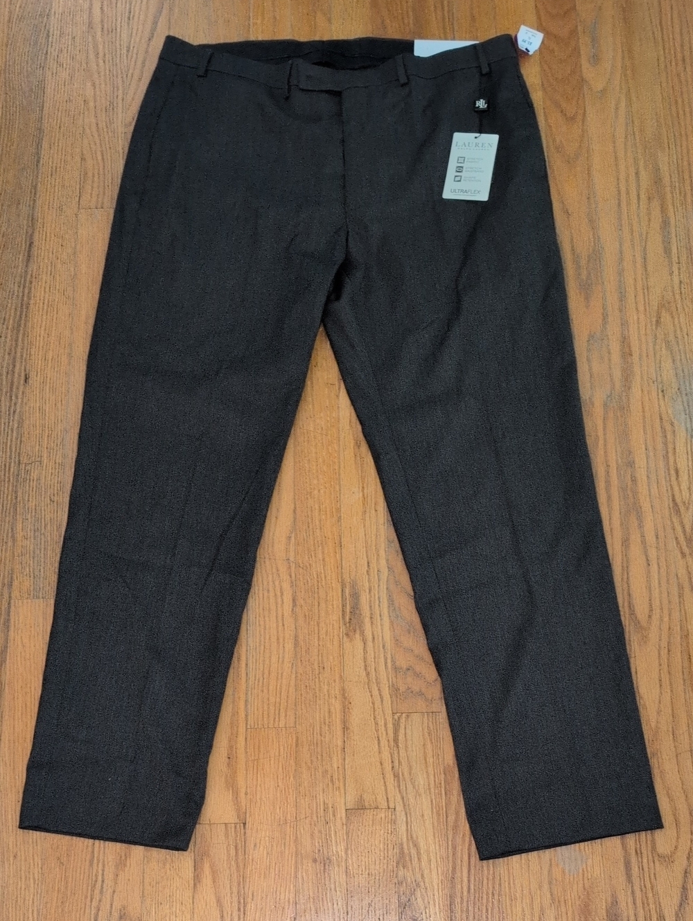 Lauren Ralph Lauren Men's Dark Charcoal Dress Pants